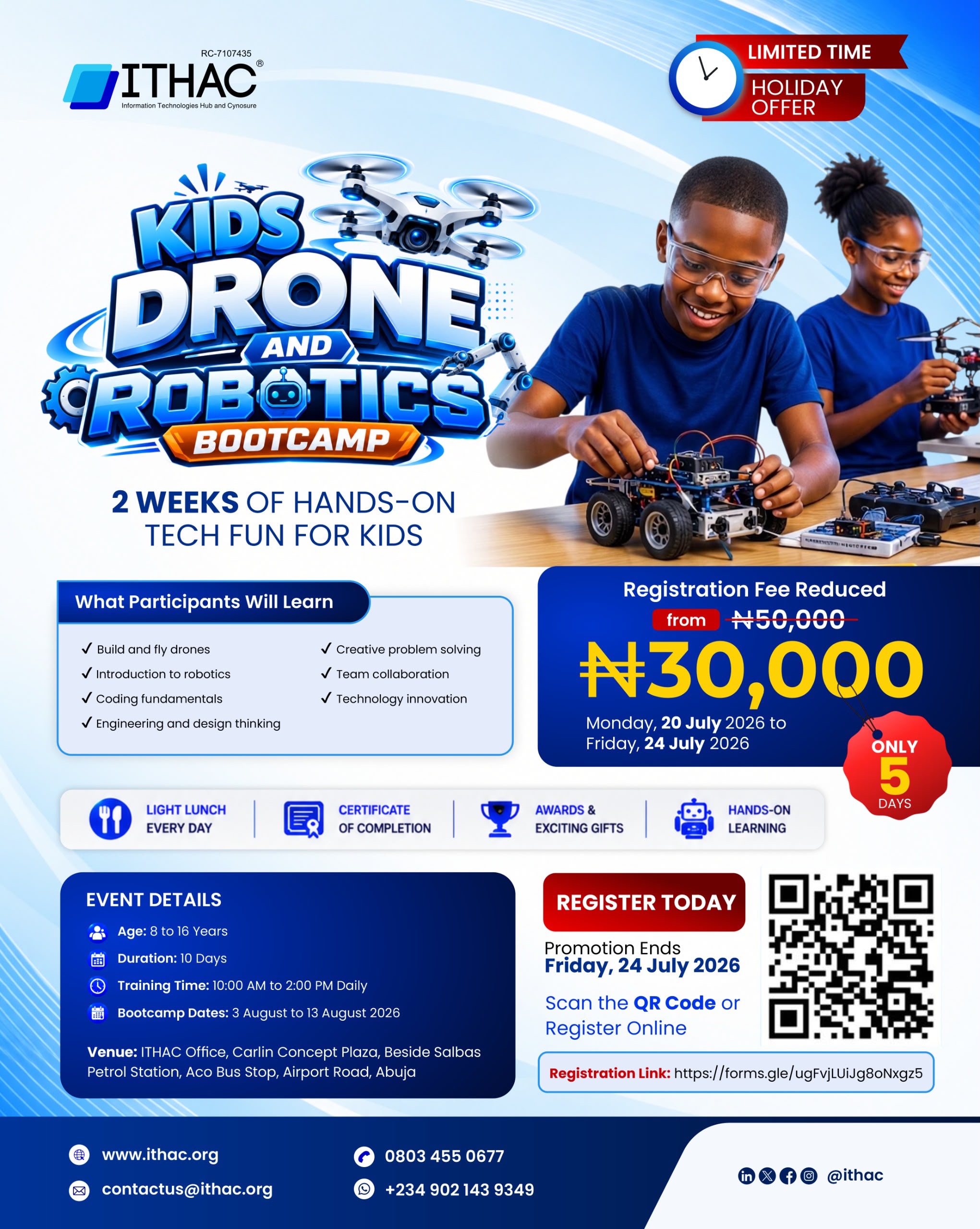 Kids Drone & Robotics Bootcamp